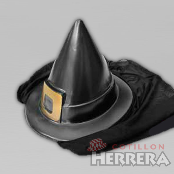 Bruja Hebilla Pintada con Manto